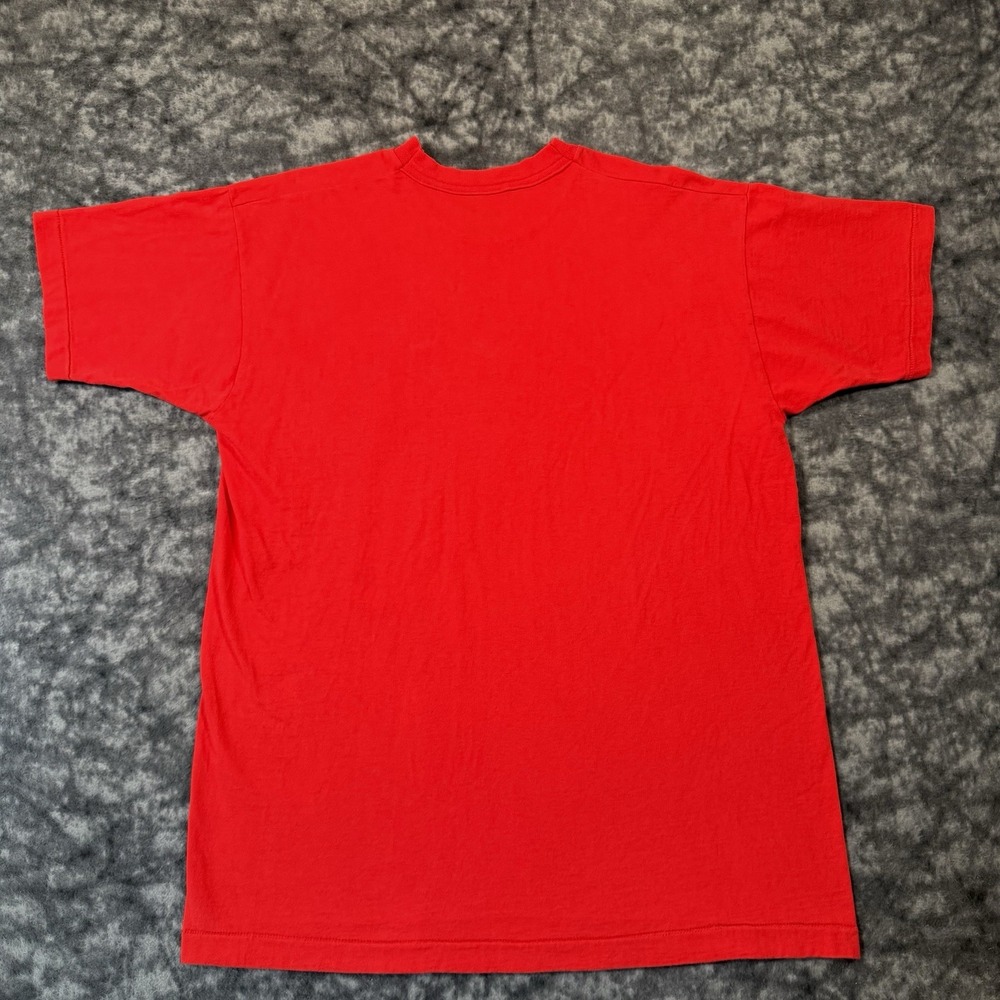 Vintage 1998 Chicago Fire MLS Soccer TShirt Red Fruit of the Loom Mens XL - Picture 2 of 13
